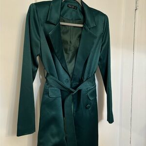 Green Emerald Blazer Dress